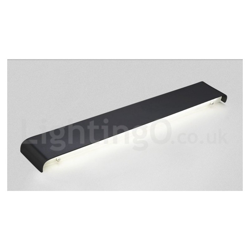 Applique da parete LED moderna in metallo IP44 per bagno, camera da letto e soggiorno