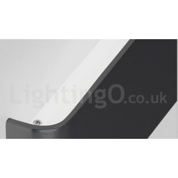 Applique da parete LED moderna in metallo IP44 per bagno, camera da letto e soggiorno