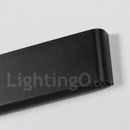 Applique da parete LED moderna in metallo IP44 per bagno, camera da letto e soggiorno