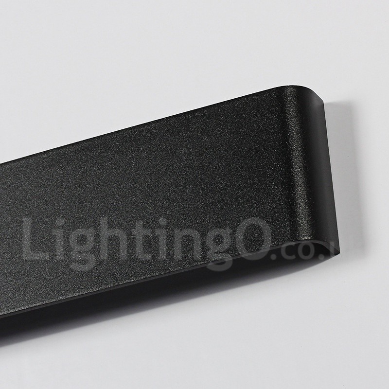 Applique da parete LED moderna in metallo IP44 per bagno, camera da letto e soggiorno