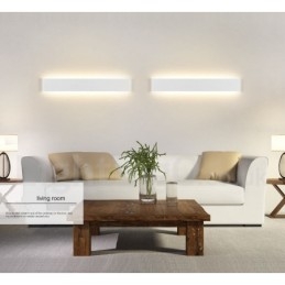 Applique da parete LED moderna in metallo IP44 per bagno, camera da letto e soggiorno
