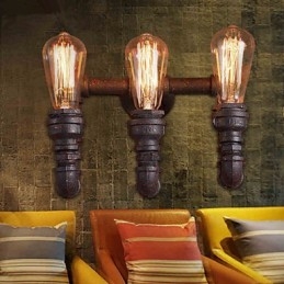 Applique da parete Mini Style rustica in metallo