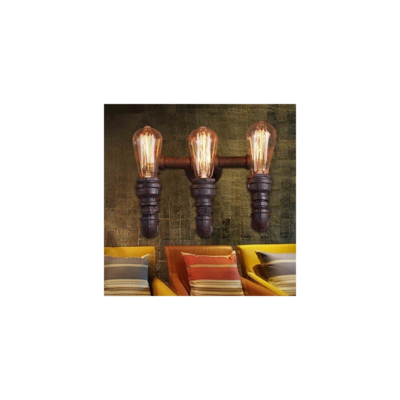 Applique da parete Mini Style rustica in metallo