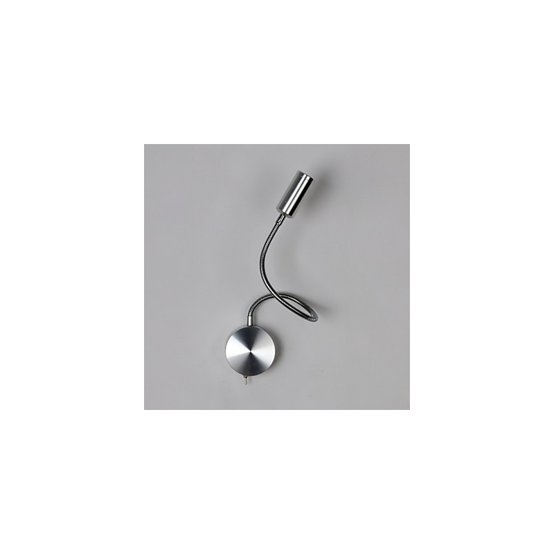 Applique da parete a braccio oscillante LED integrato argento 21x11x9 cm