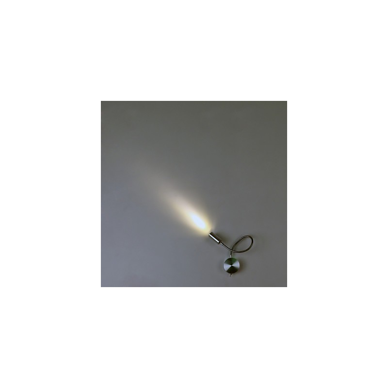 Applique da parete a braccio oscillante LED integrato argento 21x11x9 cm