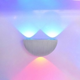 Applique da parete a filo Mini Style moderna contemporanea in metallo argento LED