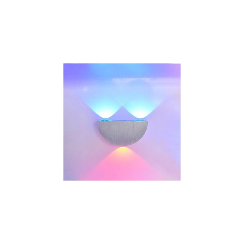 Applique da parete a filo Mini Style moderna contemporanea in metallo argento LED
