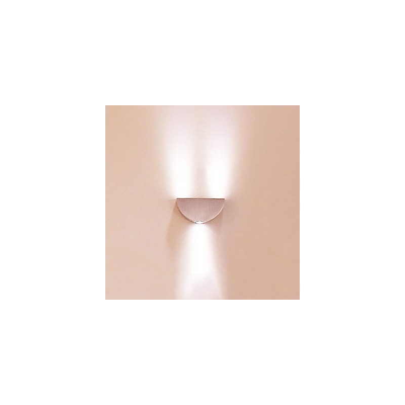 Applique da parete a filo Mini Style moderna contemporanea in metallo argento LED