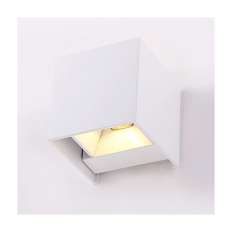 Applique da parete LED integrato 6W moderna in metallo