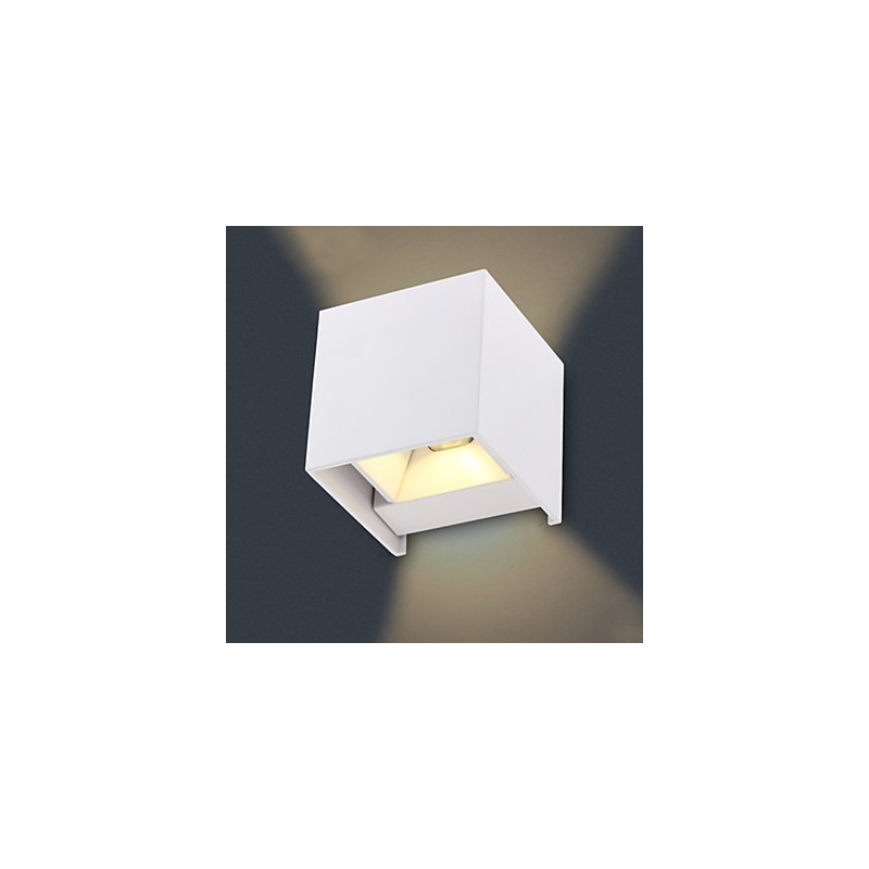 Applique da parete LED integrato 6W moderna in metallo