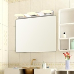 Applique da bagno moderna contemporanea LED integrato metallo acrilico 55 cm