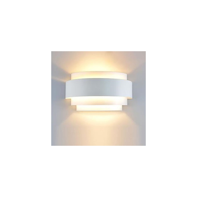 Applique da parete a filo LED multicolore bianca 15 x 12 x 25 cm