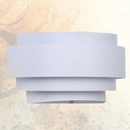 Applique da parete a filo LED multicolore bianca 15 x 12 x 25 cm