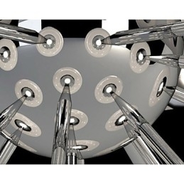 Lampada a sospensione circolare in vetro stile europeo ModernYestaurant