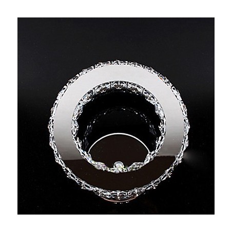 Applique da parete LED moderna contemporanea in metallo galvanizzato 19 cm