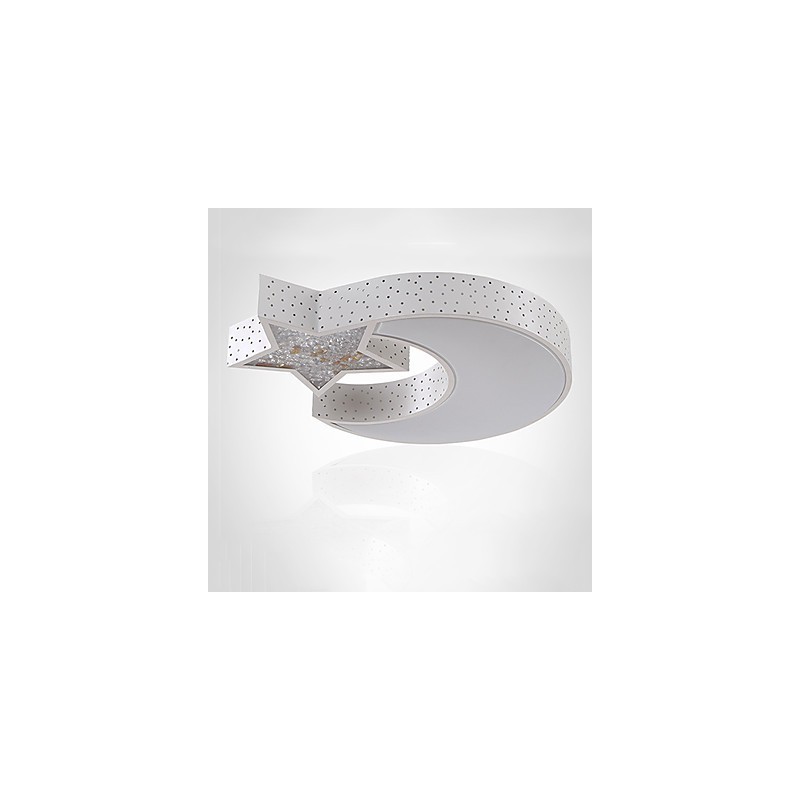 Plafoniera a filo moderna contemporanea in metallo bianco LED 3 luci