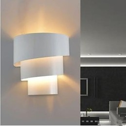 Applique da parete a filo LED moderna in metallo E26/E27