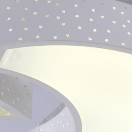 Plafoniera a filo moderna contemporanea in metallo bianco LED 3 luci
