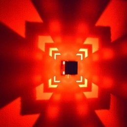 Applique da parete a filo moderna contemporanea LED 6x6x7 cm