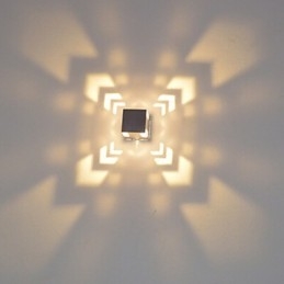 Applique da parete a filo moderna contemporanea LED 6x6x7 cm