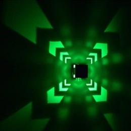 Applique da parete a filo moderna contemporanea LED 6x6x7 cm