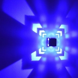 Applique da parete a filo moderna contemporanea LED 6x6x7 cm
