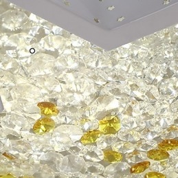 Plafoniera a filo moderna contemporanea in metallo bianco LED 3 luci