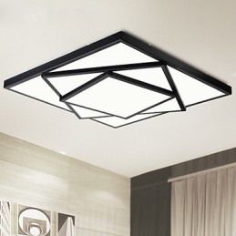 Plafoniera a filo Creative Arts moderna minimalista LED 40 cm nera