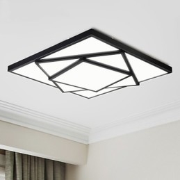 Plafoniera a filo Creative Arts moderna minimalista LED 40 cm nera