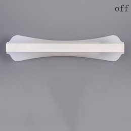 Applique da parete LED per bagno moderna bianca 80 cm 24 W