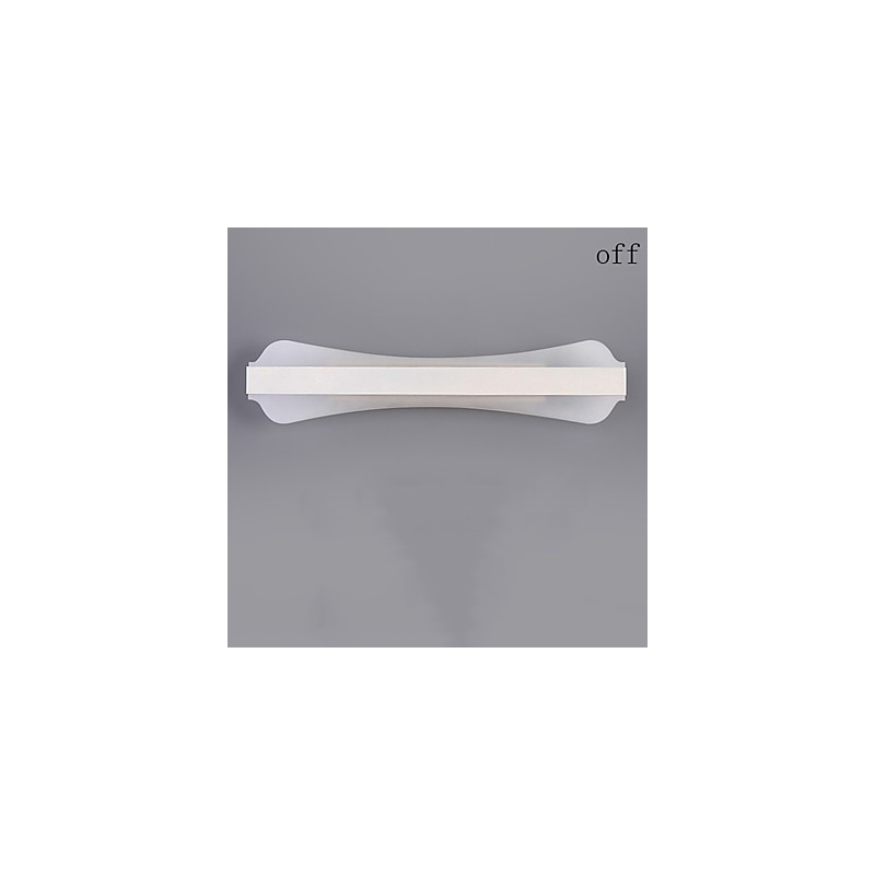 Applique da parete LED per bagno moderna bianca 80 cm 24 W