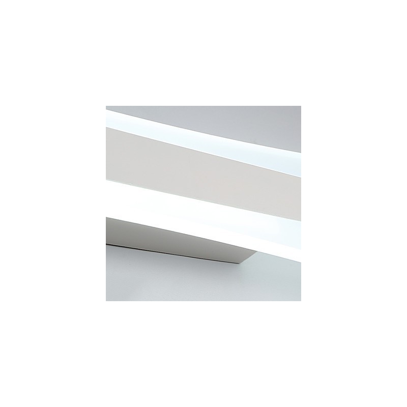 Applique da parete LED per bagno moderna bianca 80 cm 24 W
