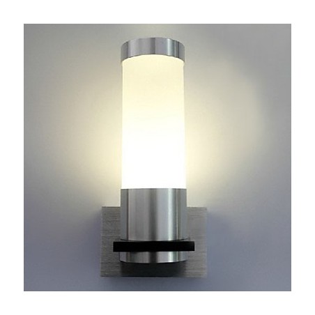 Applique da parete LED mini moderna contemporanea in metallo argento