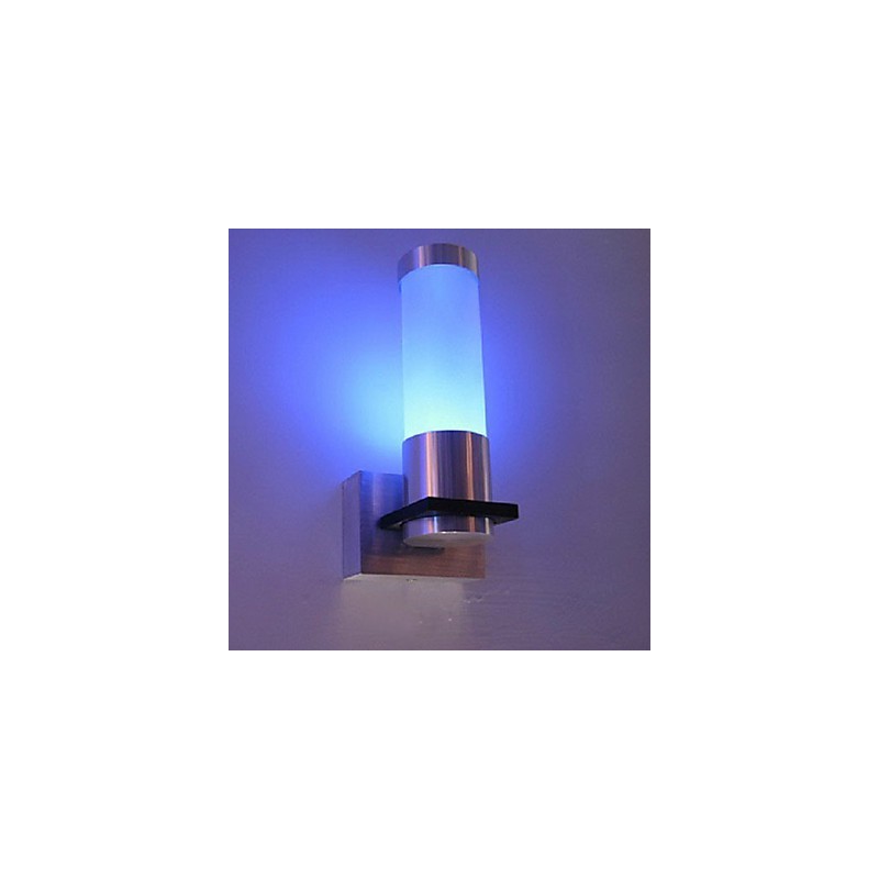 Applique da parete LED mini moderna contemporanea in metallo argento