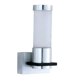 Applique da parete LED mini moderna contemporanea in metallo argento