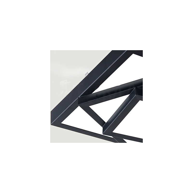 Plafoniera a filo Creative Arts moderna minimalista LED 40 cm nera