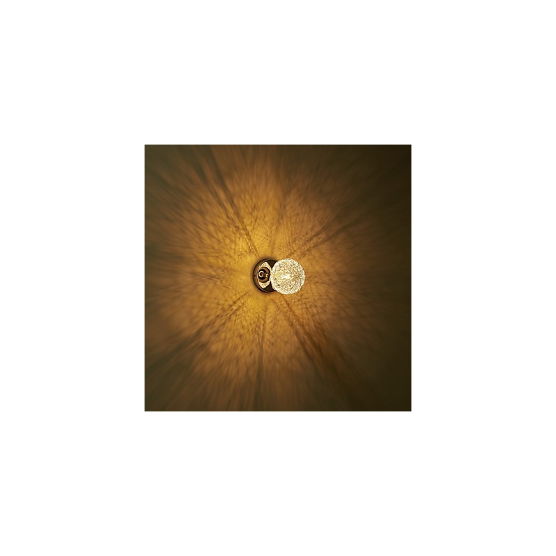 Applique da parete LED Mini Style moderna contemporanea in metallo cromato