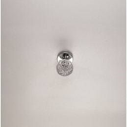Applique da parete LED Mini Style moderna contemporanea in metallo cromato