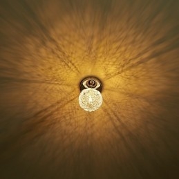 Applique da parete LED Mini Style moderna contemporanea in metallo cromato