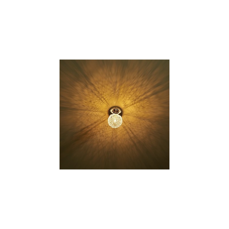 Applique da parete LED Mini Style moderna contemporanea in metallo cromato
