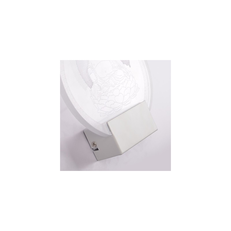 Applique da parete a filo moderna contemporanea in metallo con lampadina LED inclusa