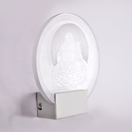 Applique da parete a filo moderna contemporanea in metallo con lampadina LED inclusa