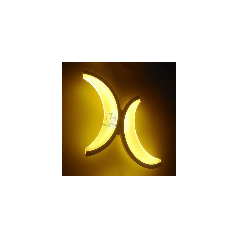 Applique da parete a filo LED 24 W in acrilico 80 mm x 290 mm