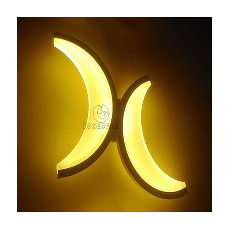 Applique da parete a filo LED 24 W in acrilico 80 mm x 290 mm