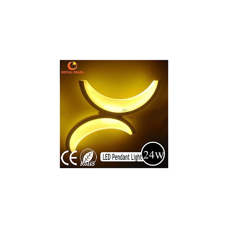 Applique da parete a filo LED 24 W in acrilico 80 mm x 290 mm