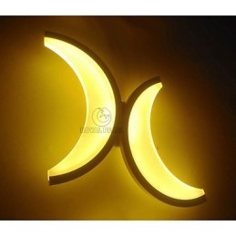 Applique da parete a filo LED 24 W in acrilico 80 mm x 290 mm