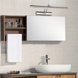 Applique da bagno LED integrato Mini stile moderno contemporaneo in metallo