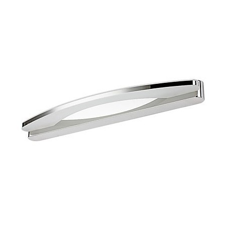 Applique bagno moderna in metallo cromato con LED integrato 100 cm