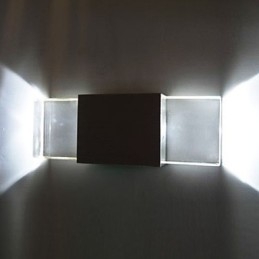 Applique da parete LED mini moderna contemporanea in metallo