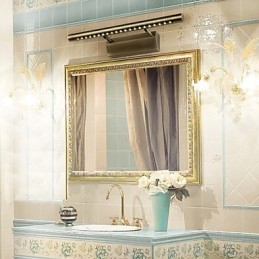 Applique da bagno a parete Mini Style Country in metallo con LED integrato 5 W